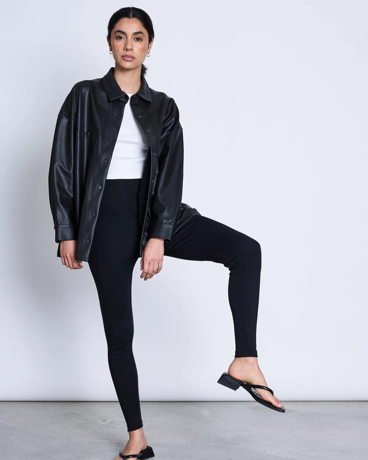 Cheap JAN 'N JUNE BASIC LEGGINGS BLACK