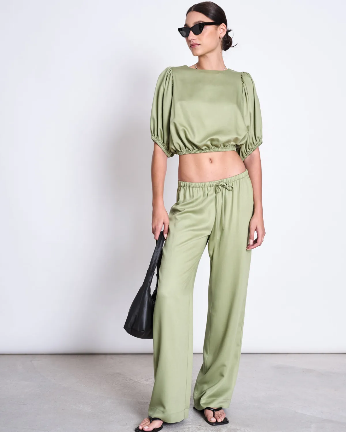 Best JAN 'N JUNE BLOUSE SKYE PALE OLIVE