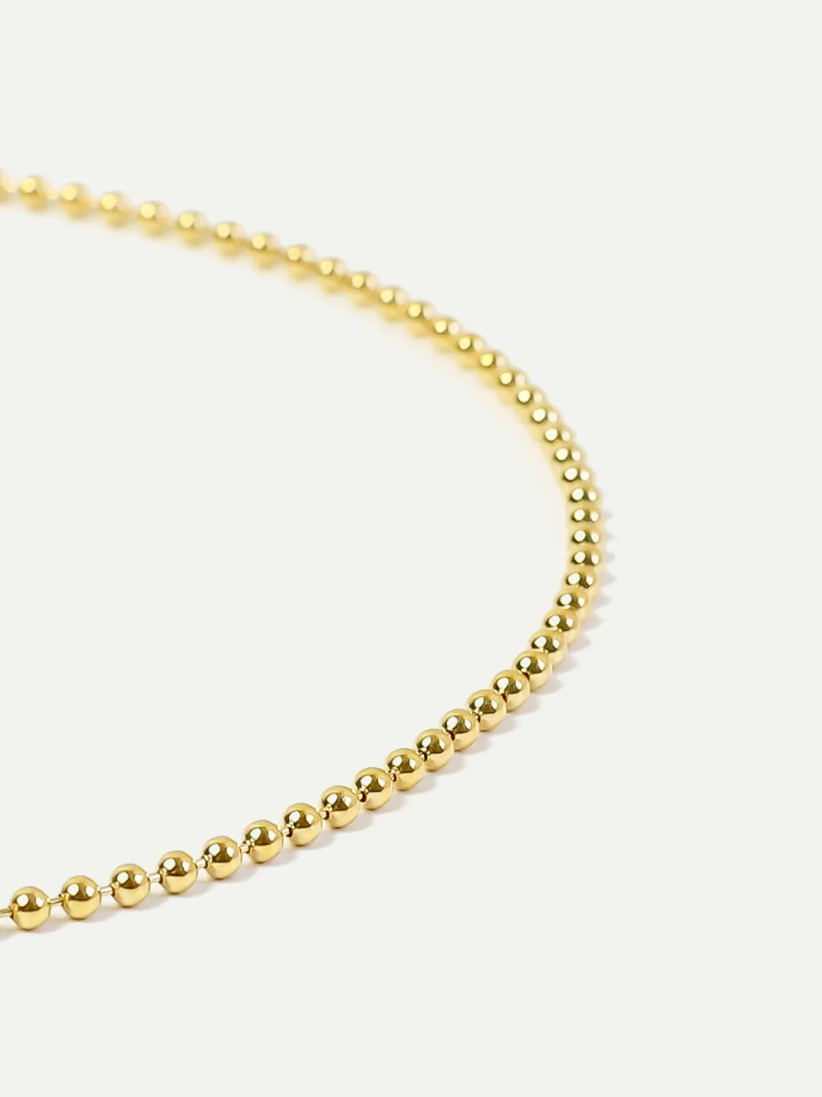 Flash Sale JAN 'N JUNE DEAR DARLING BERLIN BALL CHAIN CHOKER GOLD