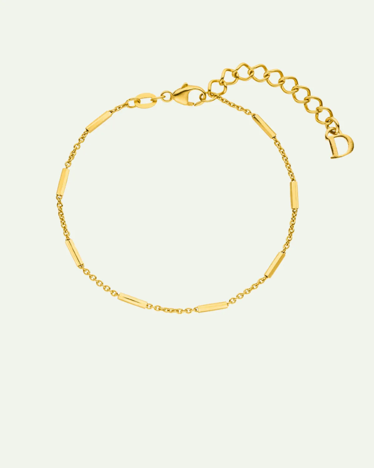 Fashion JAN 'N JUNE DEAR DARLING BERLIN DELICATE BRACELET WITH FINE BARS GOLD