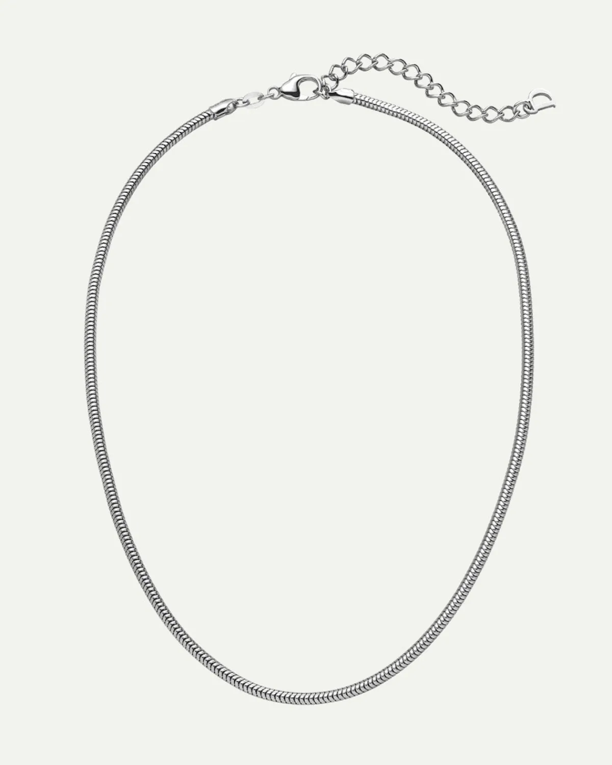 Cheap JAN 'N JUNE DEAR DARLING BERLIN DELICATE SHORT SNAKE NECKLACE SILVER