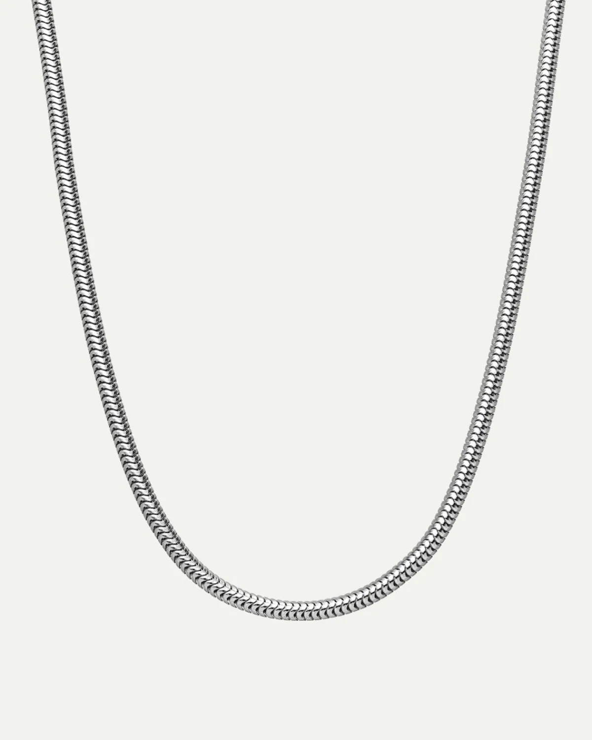 Cheap JAN 'N JUNE DEAR DARLING BERLIN DELICATE SHORT SNAKE NECKLACE SILVER