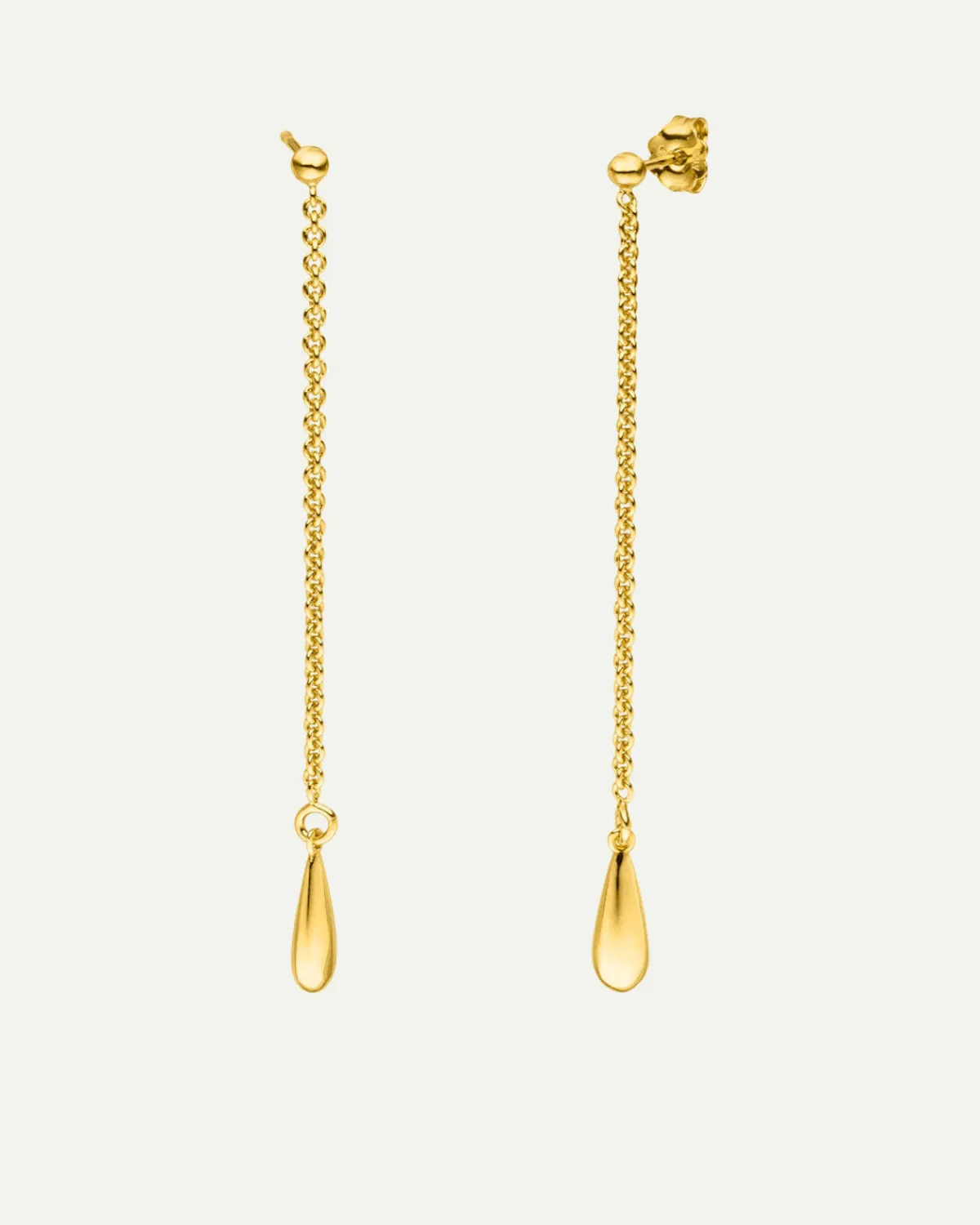 Best Sale JAN 'N JUNE DEAR DARLING BERLIN DROP THREADER EARRINGS GOLD