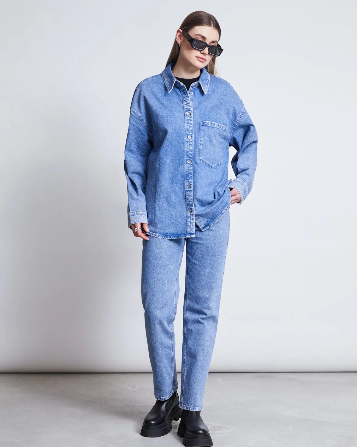 Best JAN 'N JUNE DENIM SHIRT SOLACE LIGHT BLUE