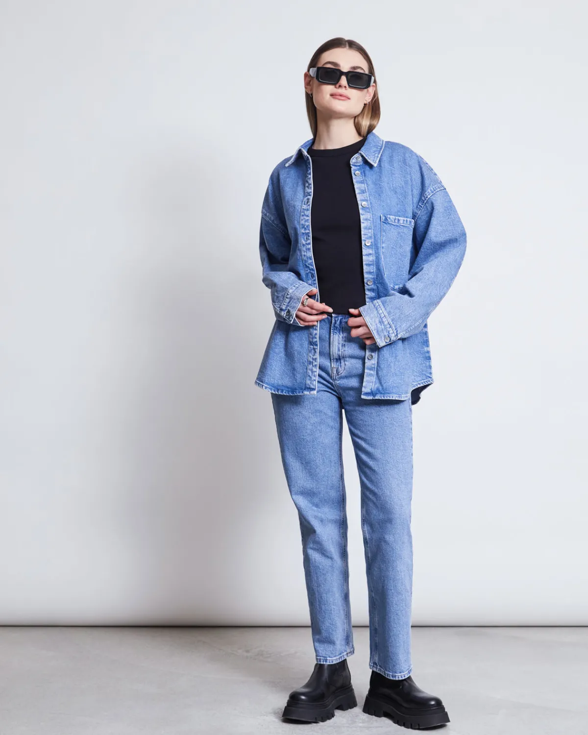 Best JAN 'N JUNE DENIM SHIRT SOLACE LIGHT BLUE