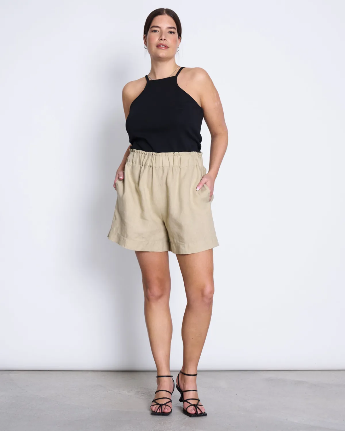 Cheap JAN 'N JUNE LINEN SHORTS TOURNAI SAND