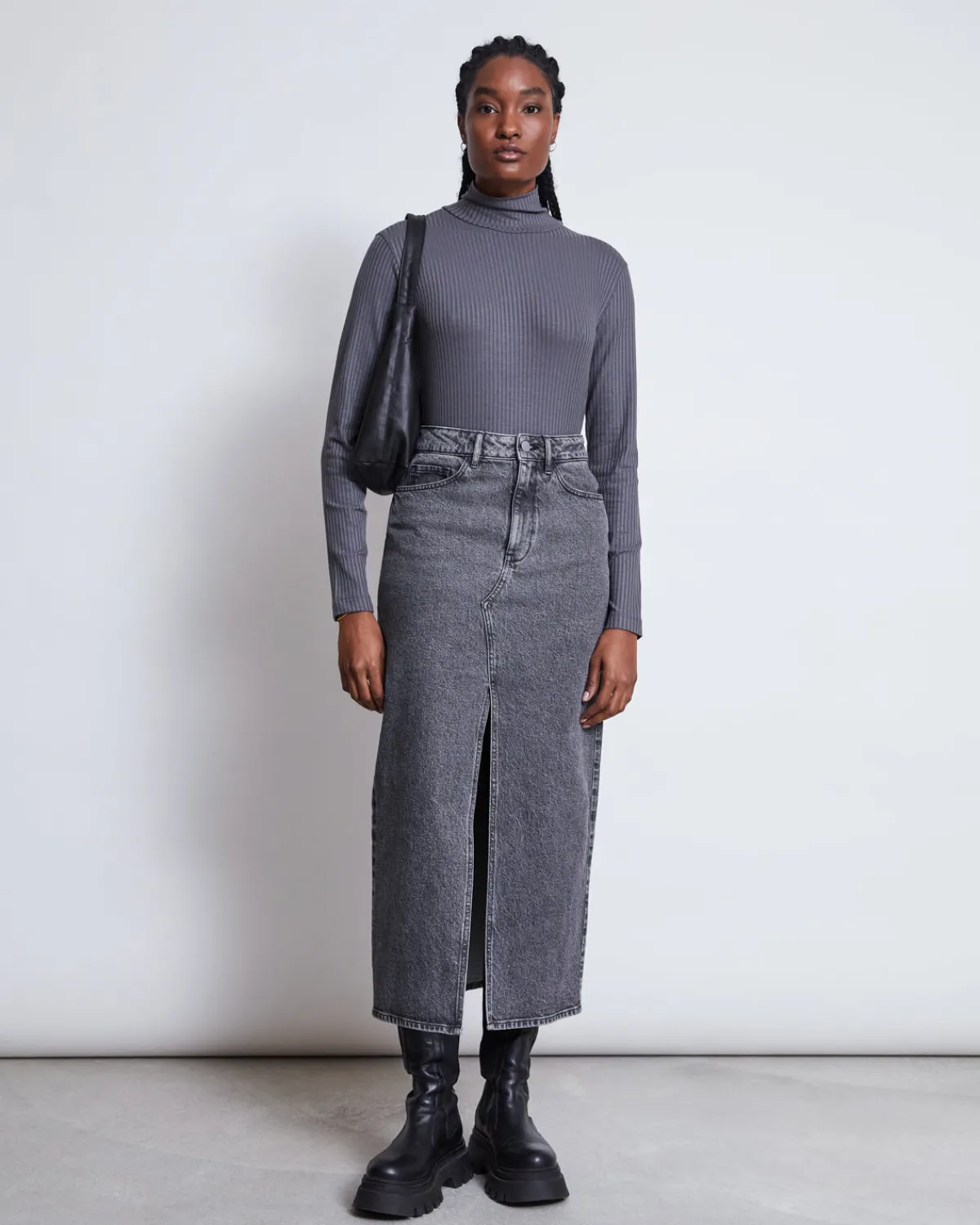 Best JAN 'N JUNE LYOCELL TURTLENECK MIO DARK GREY