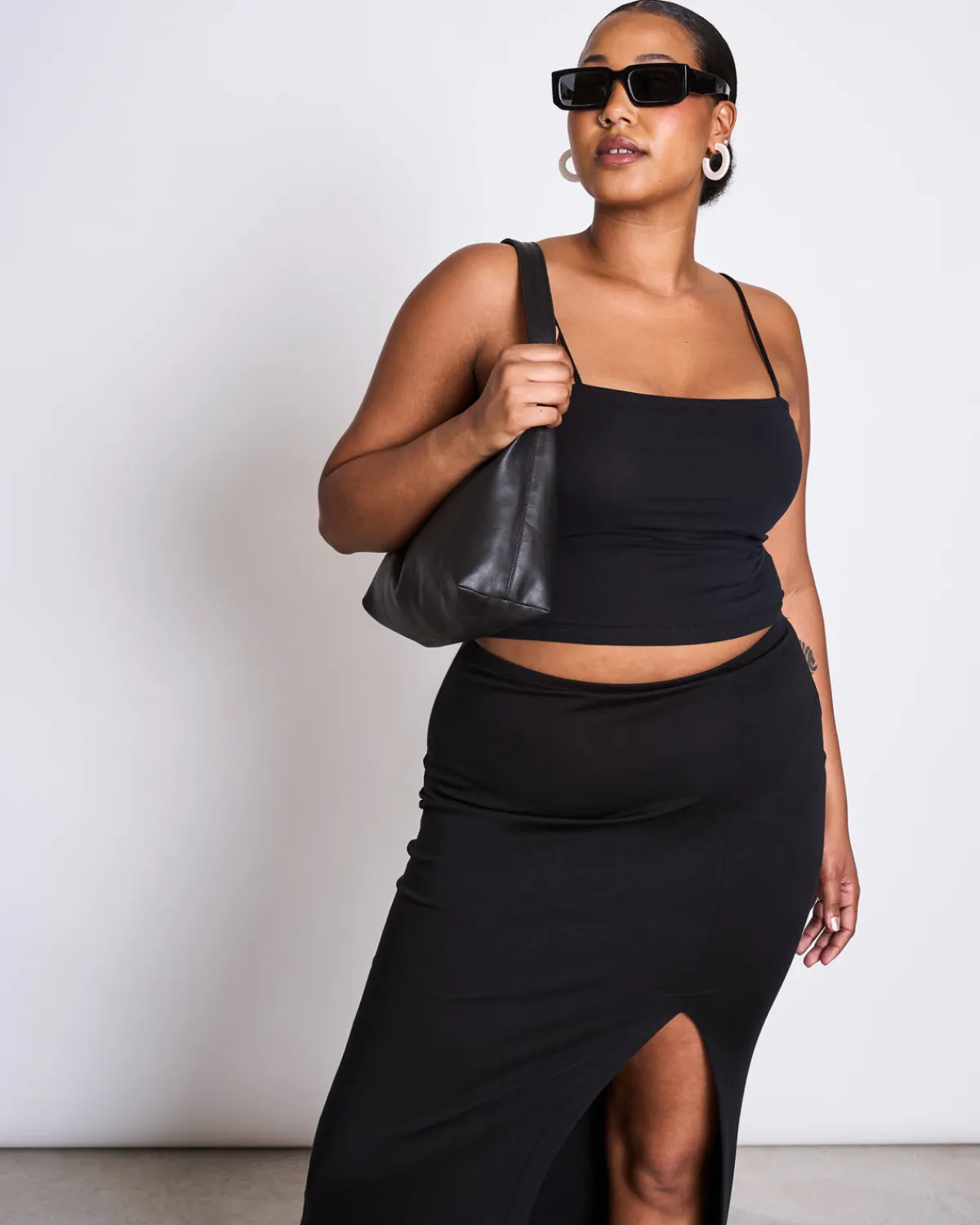 Store JAN 'N JUNE MAXI SKIRT LUSTA BLACK