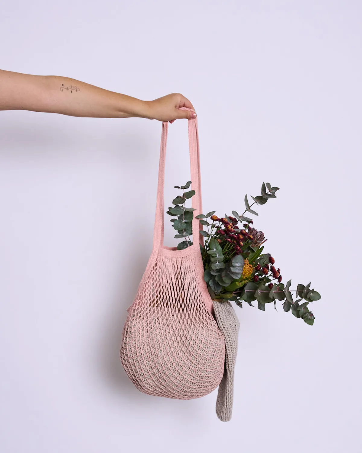 Sale JAN 'N JUNE NET BAG TURTLE BAG BLUSH