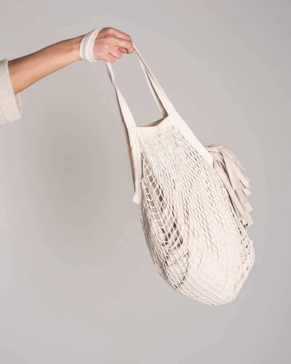 Shop JAN 'N JUNE NET BAG TURTLE BAG NATURAL