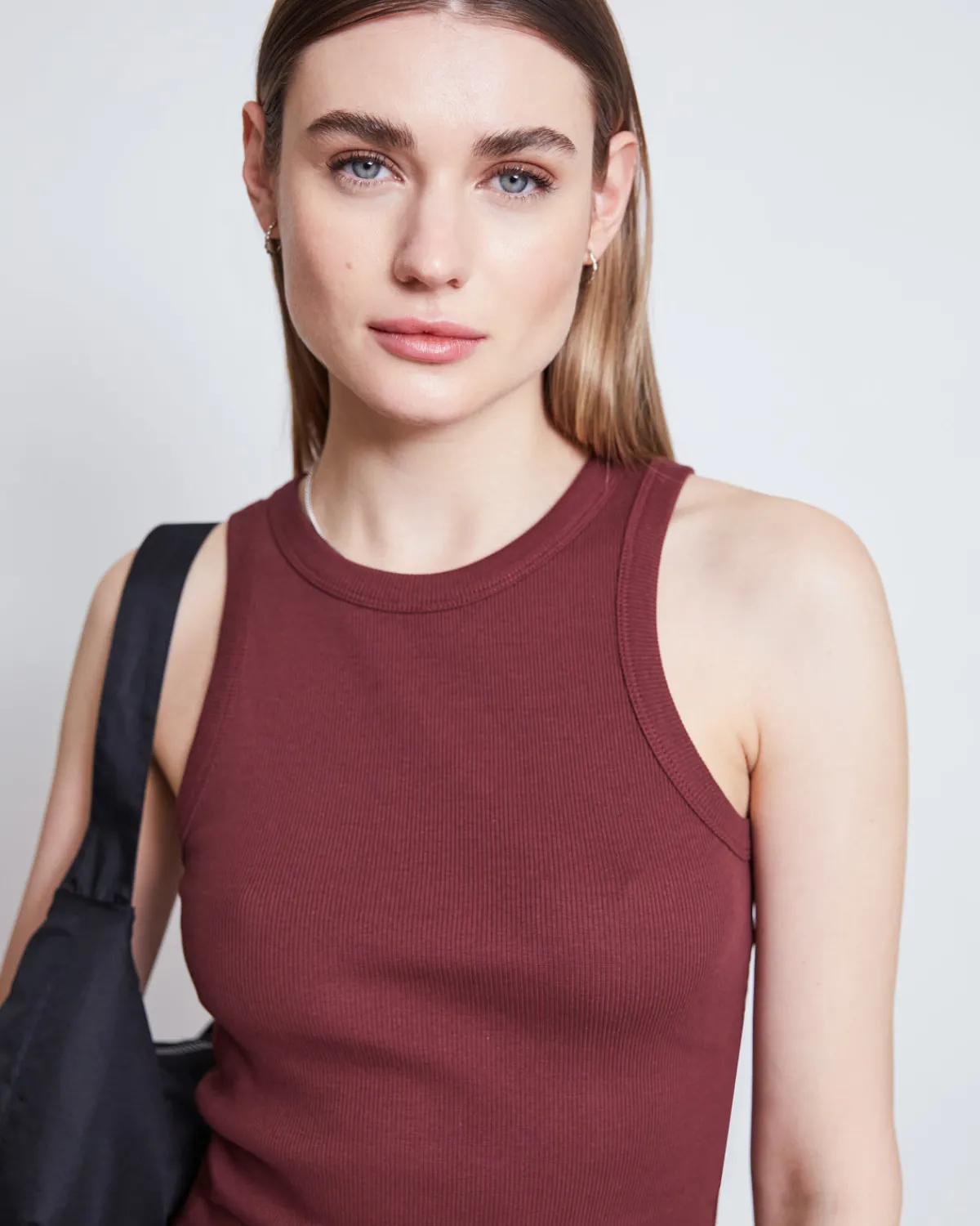 New JAN 'N JUNE ORGANIC COTTON TANK TOP PORTO INTENSE RUST GOTS