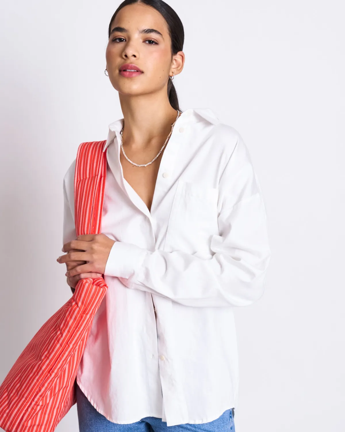 New JAN 'N JUNE OVERSIZED SHIRT MAMRO WHITE