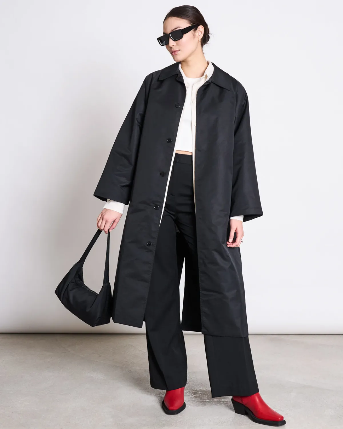 Shop JAN 'N JUNE REC. CAR COAT HAZE BLACK