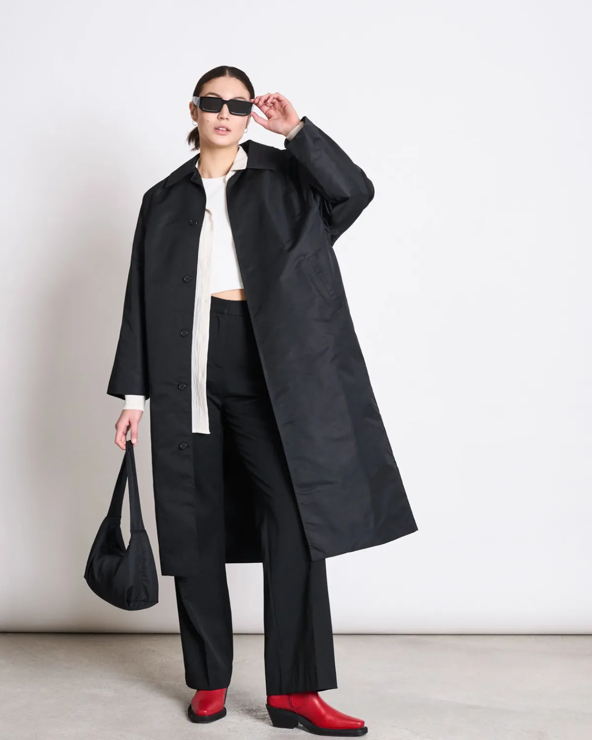 Shop JAN 'N JUNE REC. CAR COAT HAZE BLACK