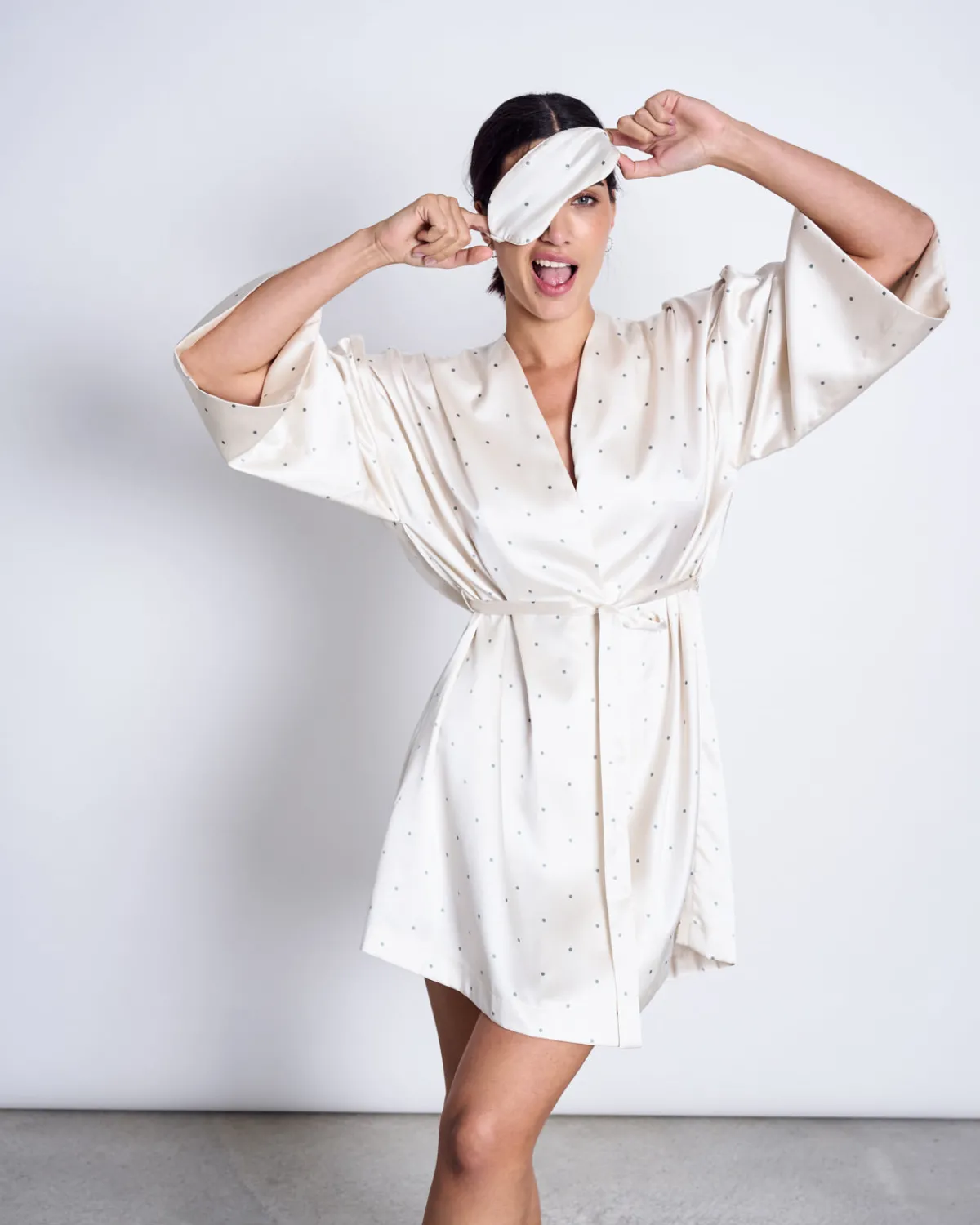 Clearance JAN 'N JUNE ROBE ESME DOTTED