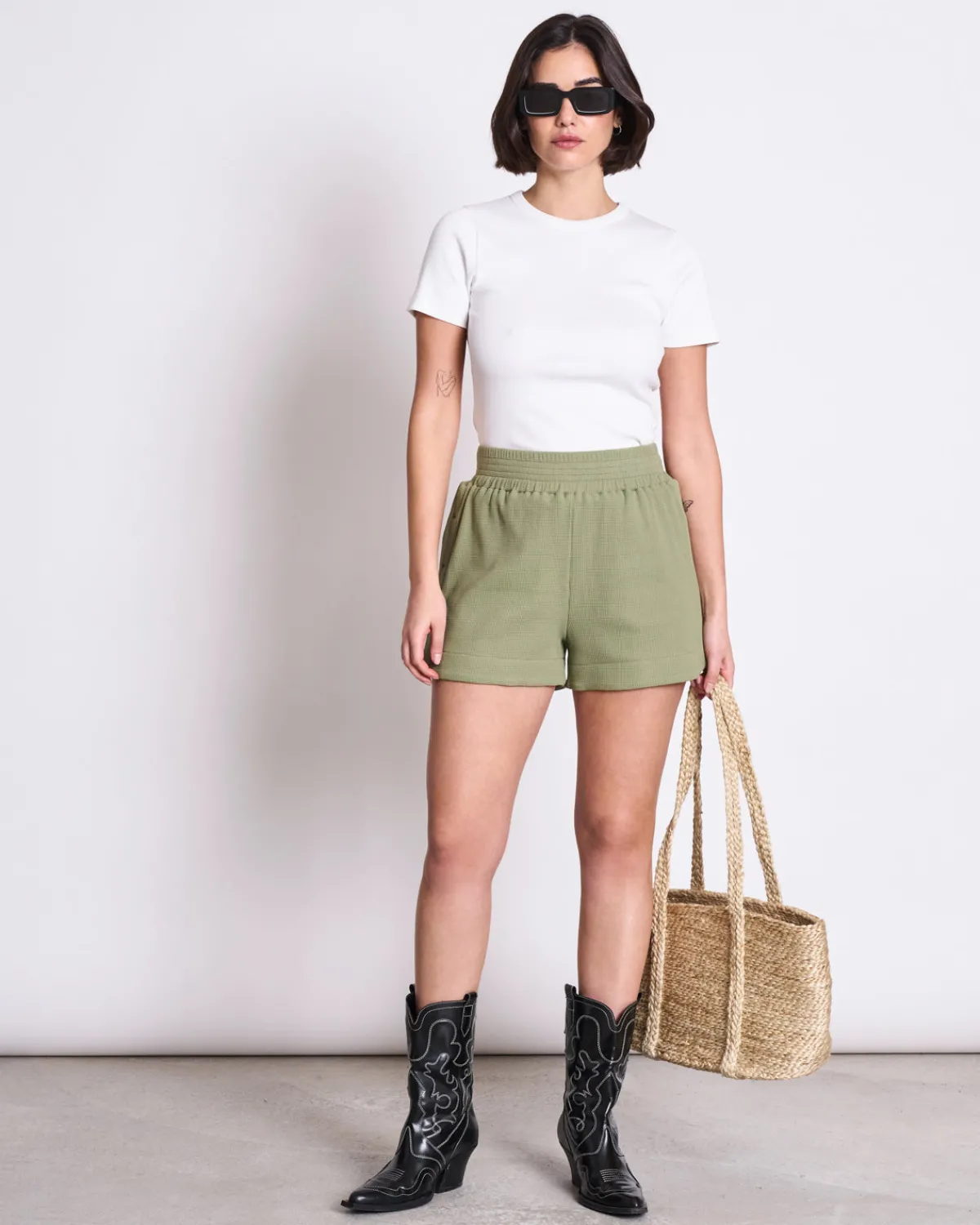 Discount JAN 'N JUNE SHORTS LOURES PALE OLIVE