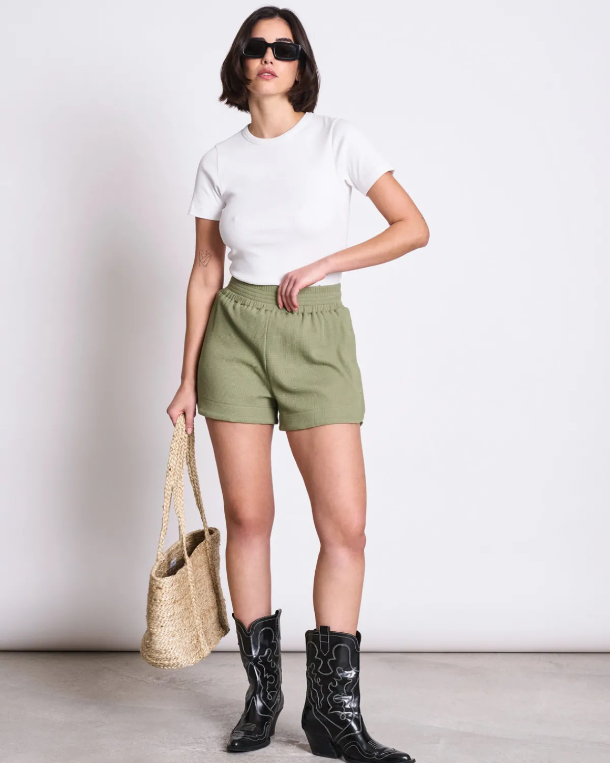 Discount JAN 'N JUNE SHORTS LOURES PALE OLIVE