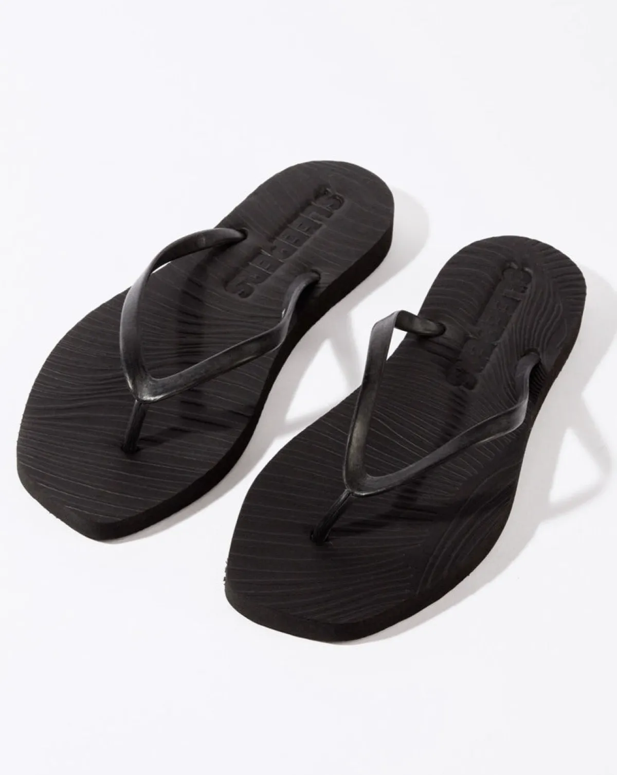 Shop JAN 'N JUNE SLEEPERS TAPERED FLIP FLOPS BLACK