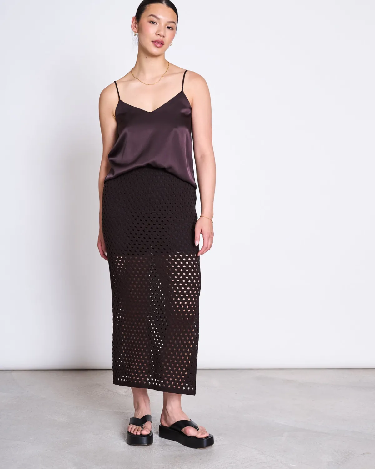 Store JAN 'N JUNE SLIP TOP MAUD ESPRESSO