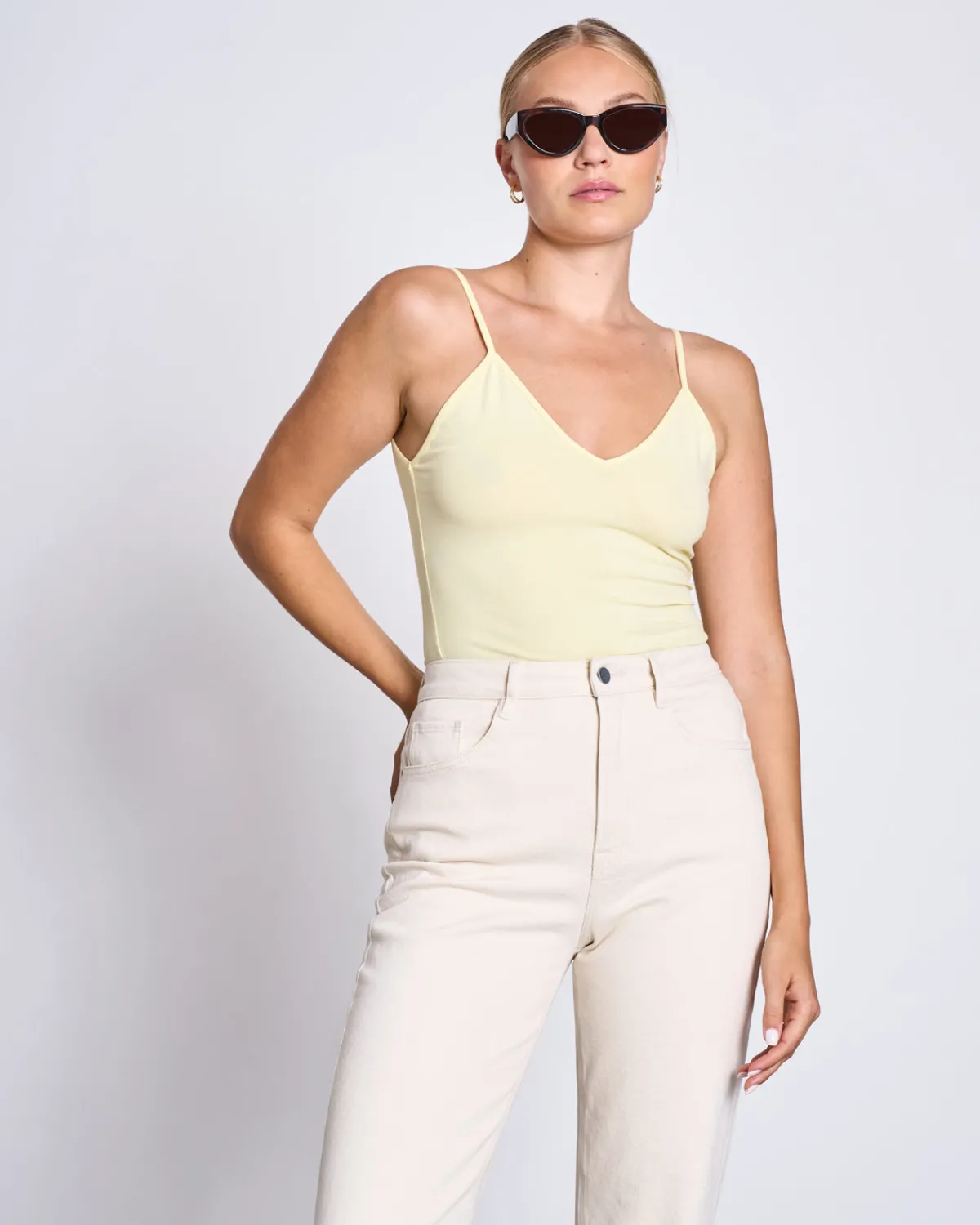 Discount JAN 'N JUNE TOP MATILDA LIME SORBET