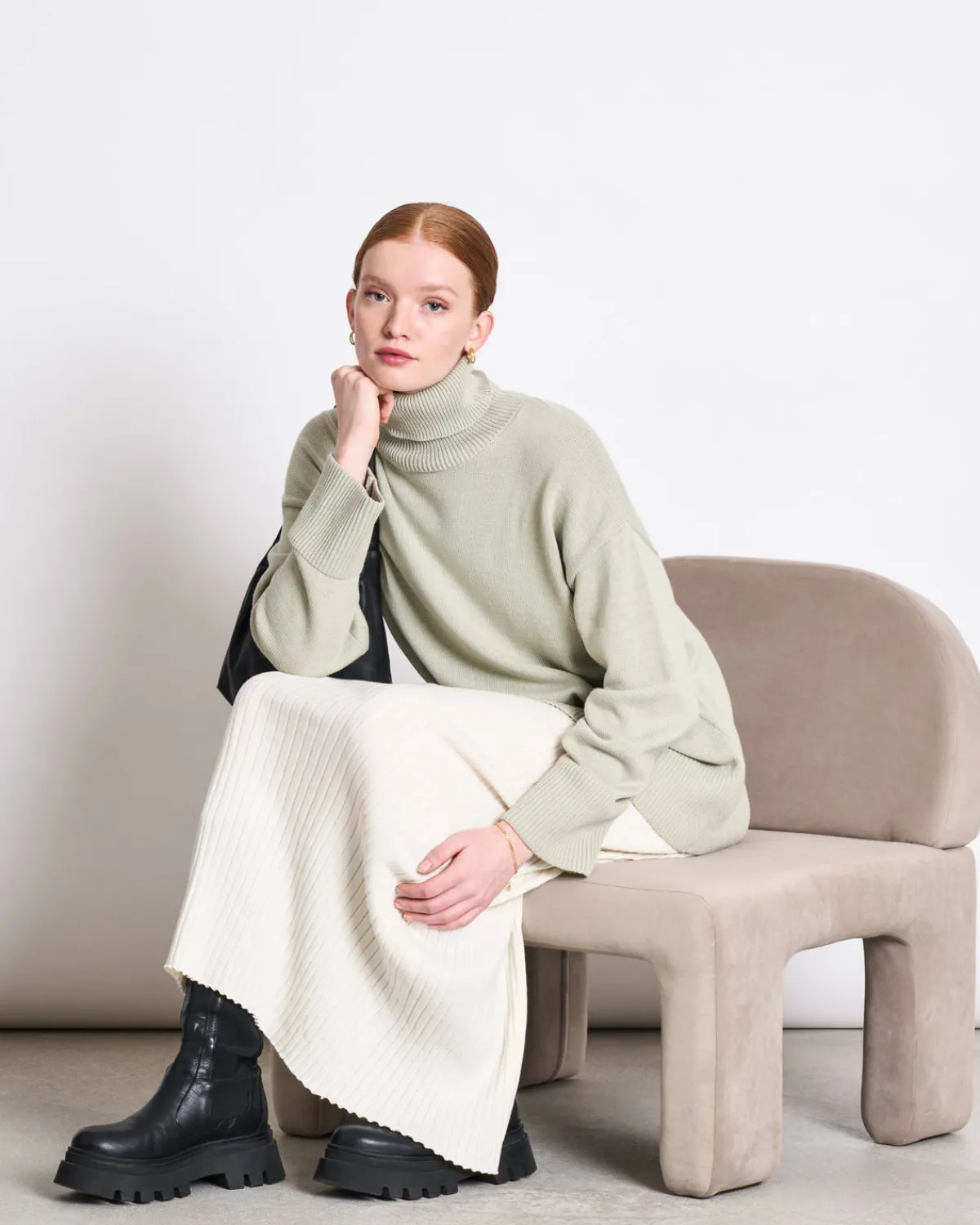 Fashion JAN 'N JUNE TURTLENECK MUA VINTAGE LACE GOTS