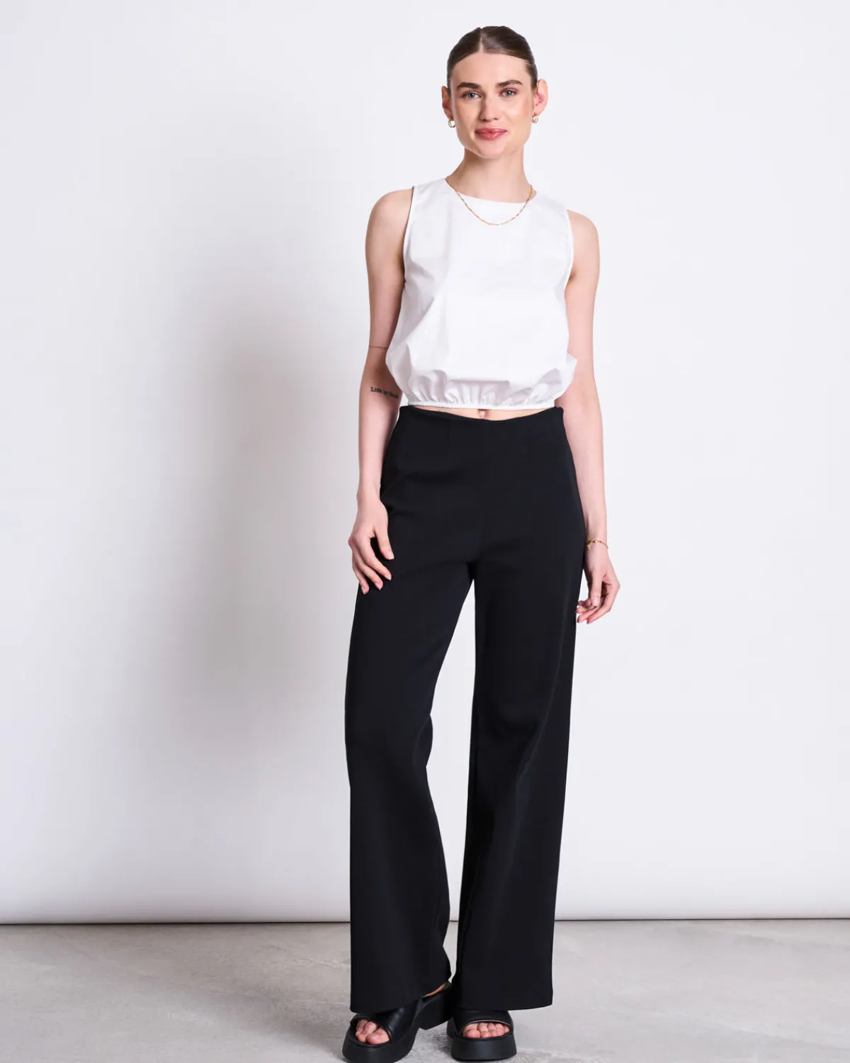 Best JAN 'N JUNE WIDE PANTS KOHRA BLACK GOTS