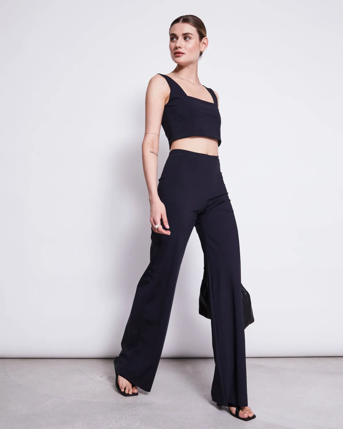 Clearance JAN 'N JUNE WIDE PANTS MARLENE BLACK